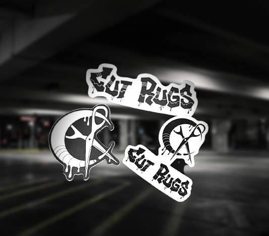 CUT RUGS Exclusive/Early Access Card & Sticker Pack