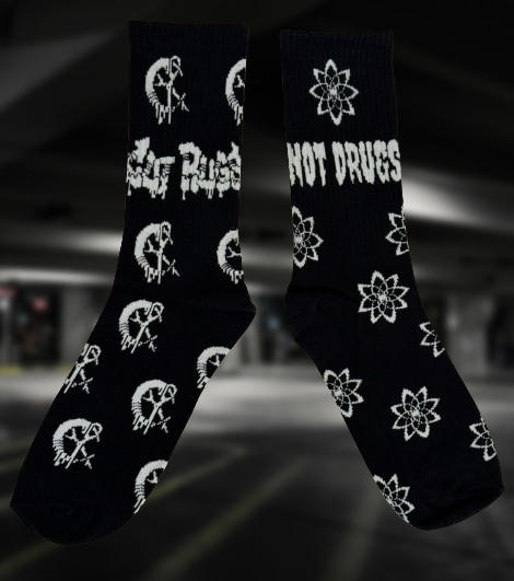 CUT RUGS NOT DRUGS x HARMONIA Socks (collab)