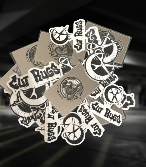 CUT RUGS Exclusive/Early Access Card & Sticker Pack