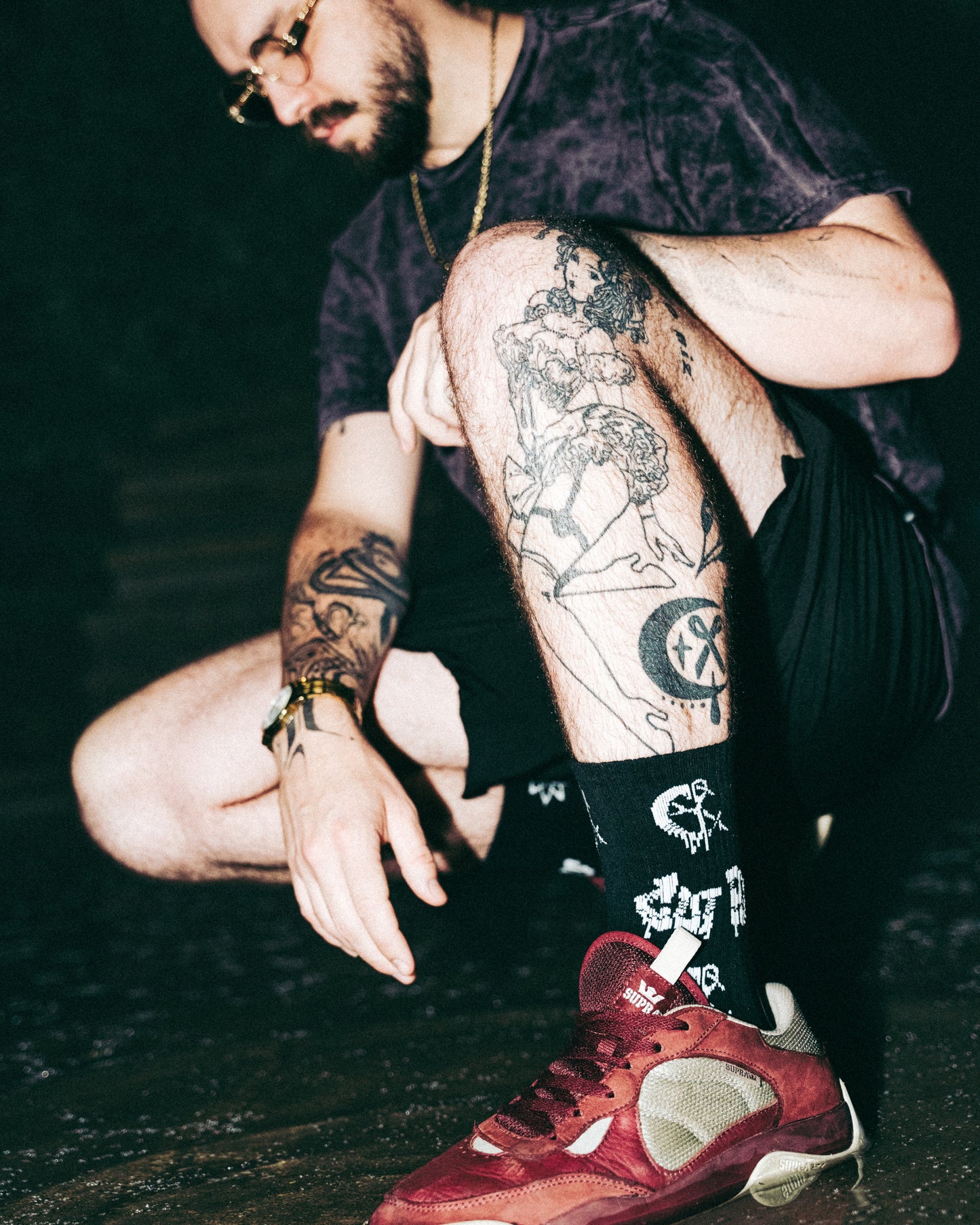 CUT RUGS NOT DRUGS x HARMONIA Socks (collab)