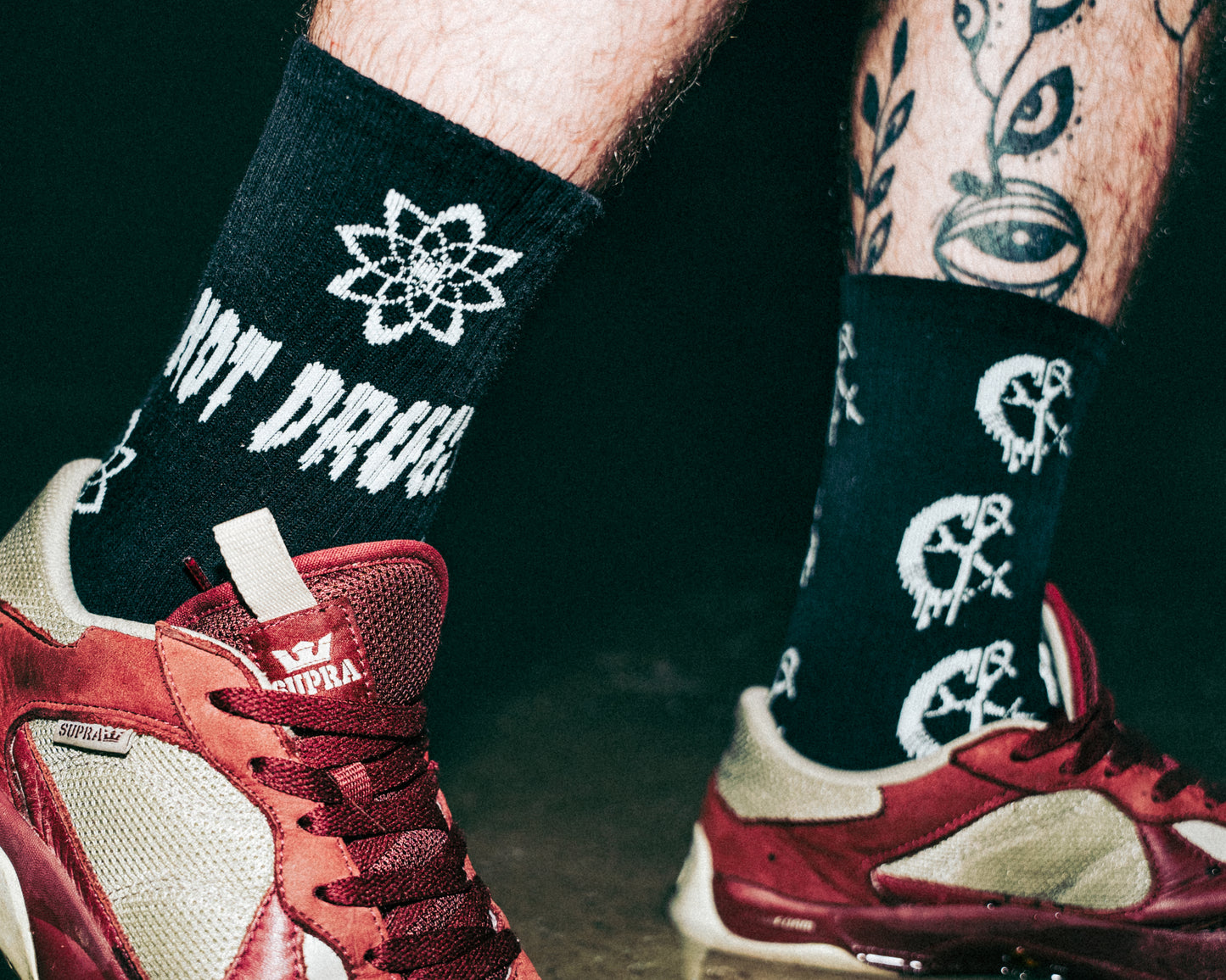 CUT RUGS NOT DRUGS x HARMONIA Socks (collab)